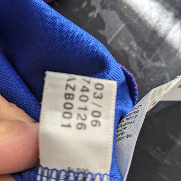 Adidas France World Cup 2006 Zidane Home Blue Jersey Size Small - Picture 8 of 12